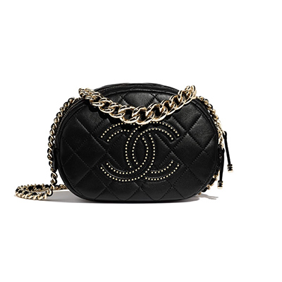 CHANELコピー カメラバッグ ラムスキン ブラック ショルダーバッグ レディース AS1511 B02377 94305 - 商品画像 5