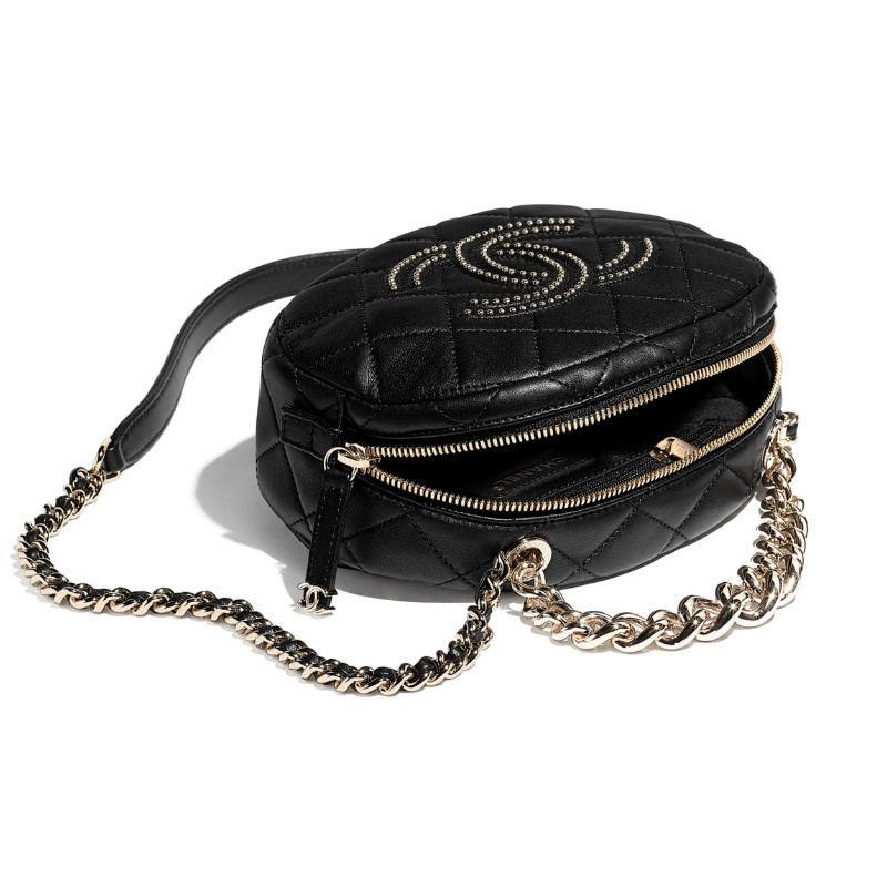 CHANELコピー カメラバッグ ラムスキン ブラック ショルダーバッグ レディース AS1511 B02377 94305 - 商品画像 6