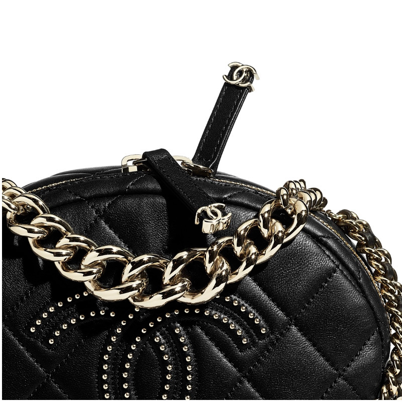 CHANELコピー カメラバッグ ラムスキン ブラック ショルダーバッグ レディース AS1511 B02377 94305 - 商品画像 4