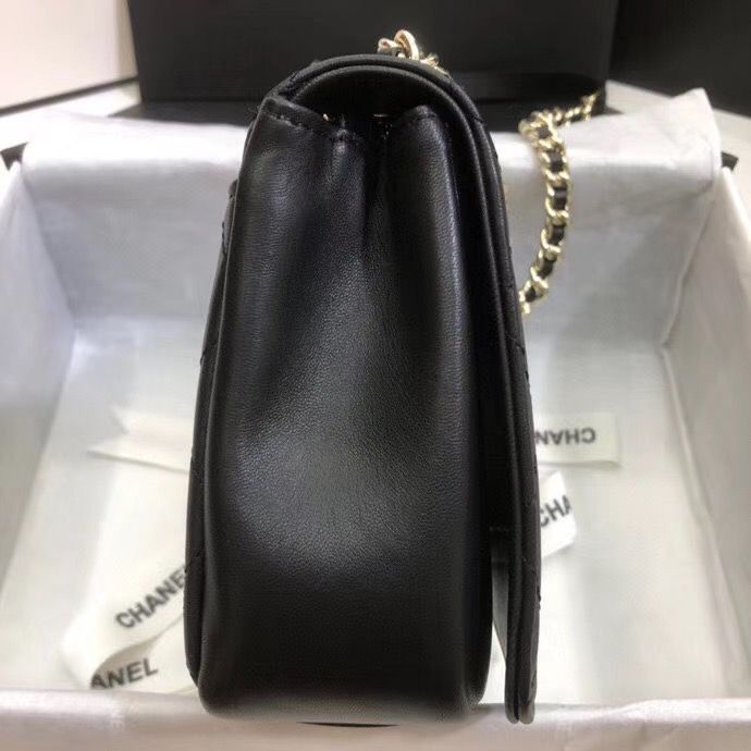 CHANELスーパーコピー フラップ バッグ ショルダーバッグ マト CC チェーン 黒 AS1514 B02377 10602 - 商品画像 5