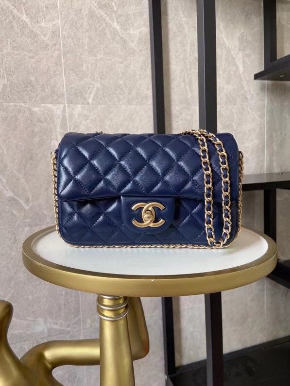シャネル CHANEL フラップ バッグ ショルダー CC ラム パール マト AS1740 B02779 60325 - 商品画像 7