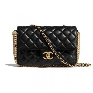 シャネル CHANEL フラップ バッグ ショルダー CC ラム パール マト AS1740 B02779 94305