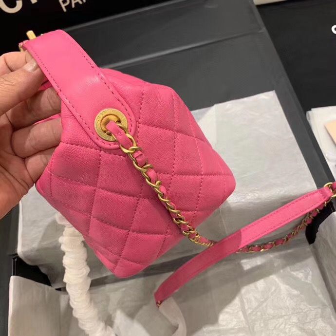 シャネル CHANEL ハンドバッグ 斜め掛け ラムスキン ゴールド金具 ピンク AS1746LBLKGP - 商品画像 7