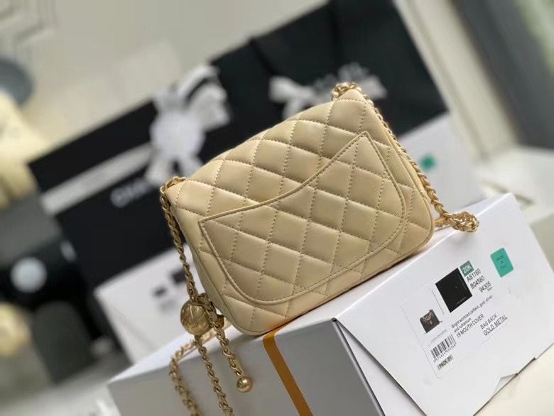 シャネル CHANEL ミニ フラップ バッグ ショルダーバッグ ラムスキン AS1786 B02916 96023 - 商品画像 10