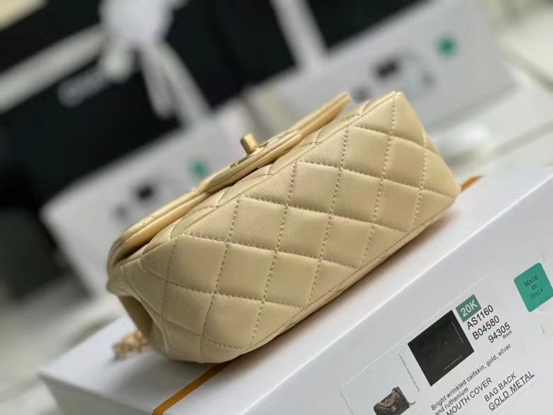 シャネル CHANEL ミニ フラップ バッグ ショルダーバッグ ラムスキン AS1786 B02916 96023 - 商品画像 6
