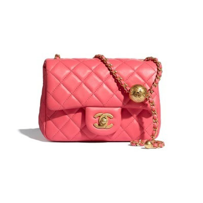 シャネル CHANEL ミニ フラップ バッグ ショルダーバッグ ラムスキン AS1786 B02916 NA106 - 商品画像 4