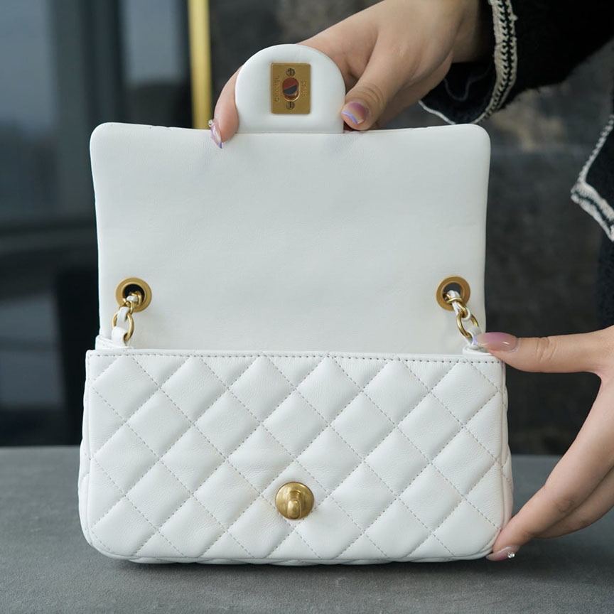 シャネル スーパーコピー ミニフラップバッグ AS1787 ホワイト - 商品画像 1