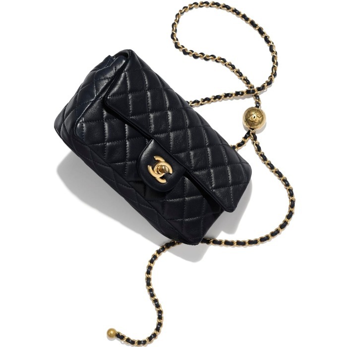 シャネル CHANEL マトラッセ ショルダーバッグ CCロゴ ネイビー AS1787 B02916 N6517 - 商品画像 6