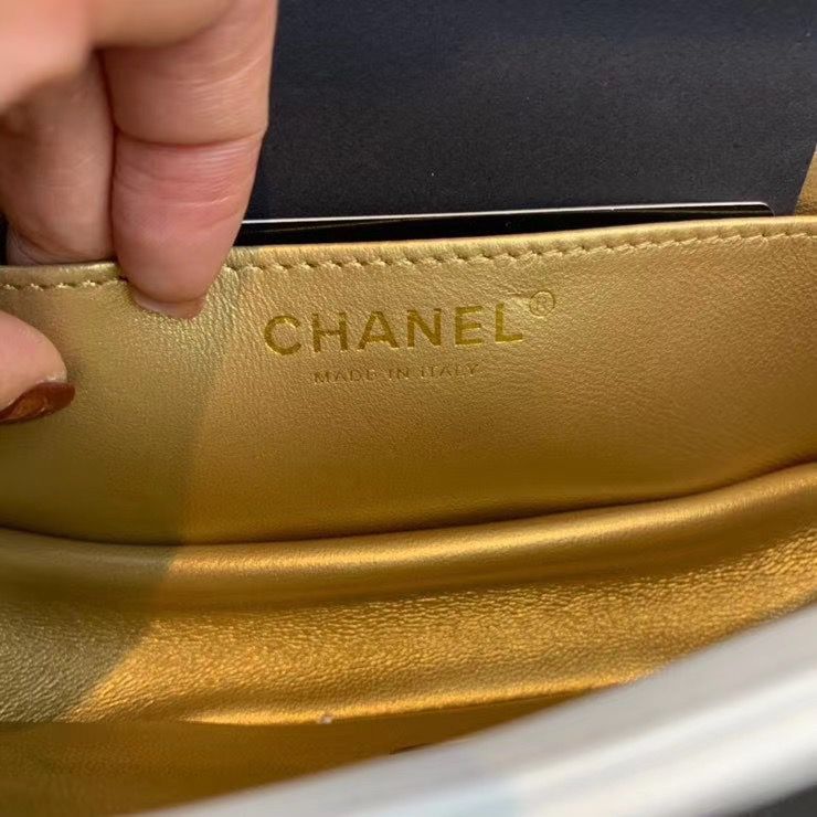 シャネル CHANEL マトラッセ ショルダーバッグ CCロゴ 白 AS1787 B02916 N6518 - 商品画像 8