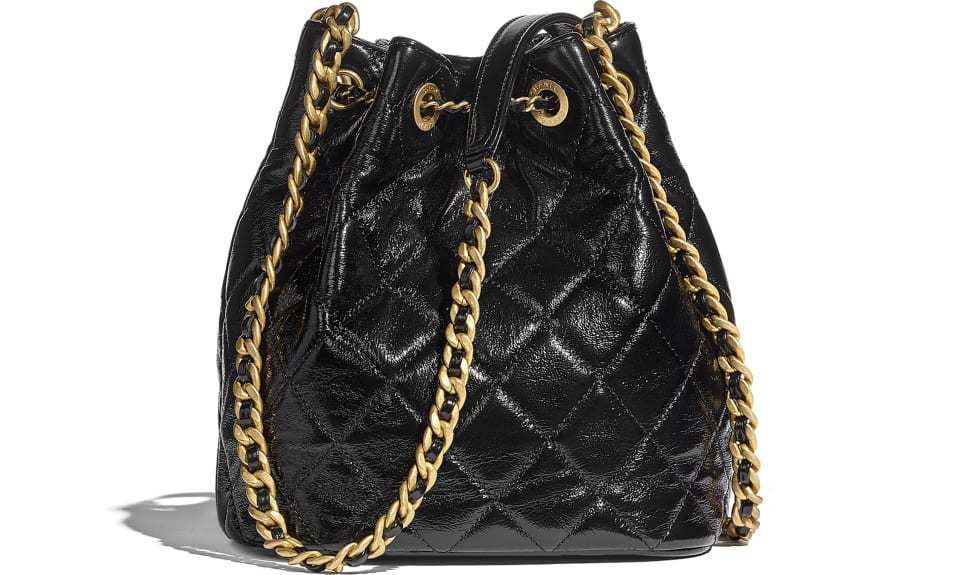 シャネルコピー CHANEL ラムスキン巾着バッグ ショルダー チェーン バケツ スモール ハンドバッグ AS1900 B03446 94305 - 商品画像 2