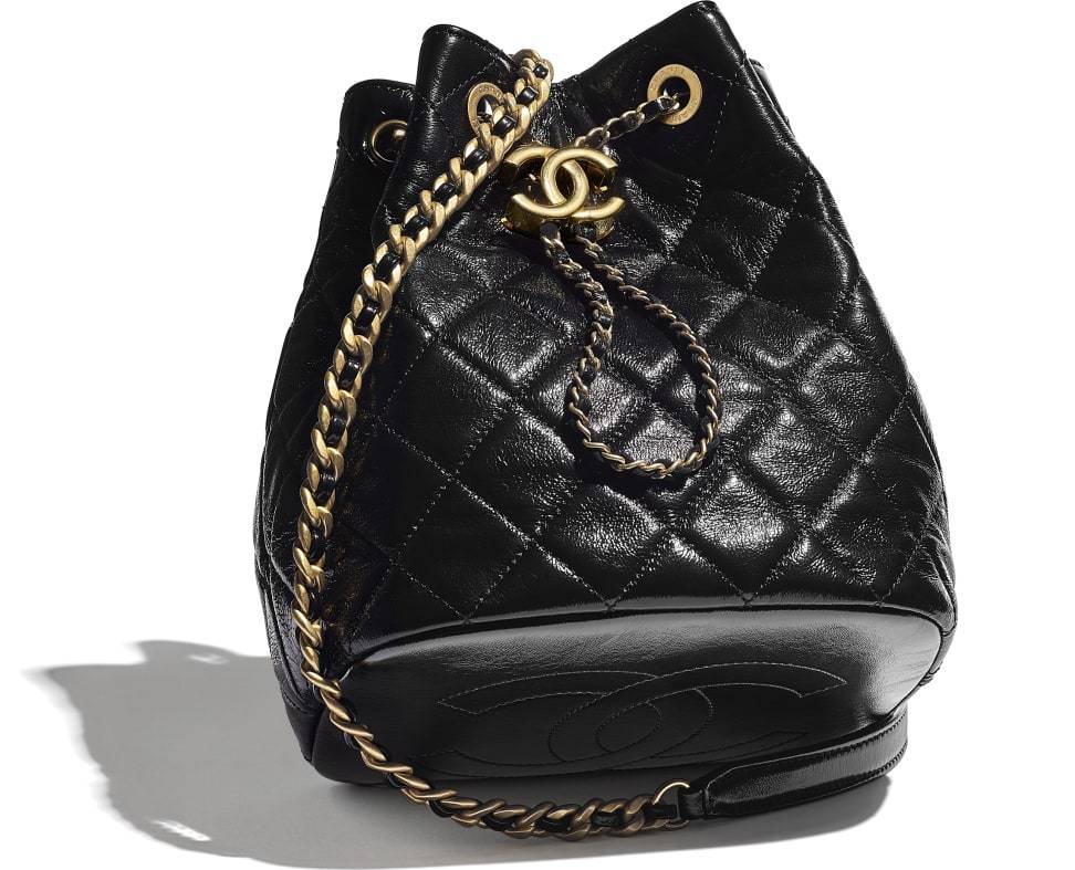 シャネルコピー CHANEL ラムスキン巾着バッグ ショルダー チェーン バケツ スモール ハンドバッグ AS1900 B03446 94305 - 商品画像 5