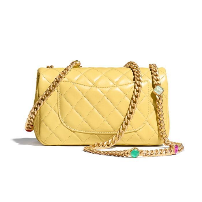 シャネルスーパーコピー Chanel フラップバッグ ショルダーバッグ ロゴ イエロー カラフルレジン AS2380 B05098 NB357 - 商品画像 2