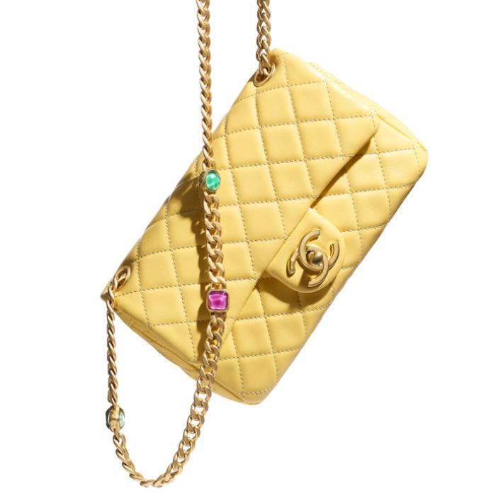 シャネルスーパーコピー Chanel フラップバッグ ショルダーバッグ ロゴ イエロー カラフルレジン AS2380 B05098 NB357 - 商品画像 3