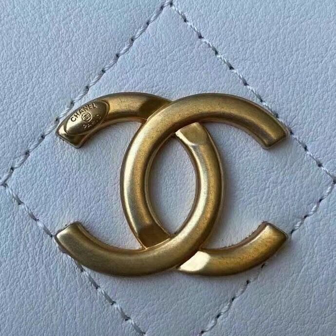 シャネル CHANEL スモール ホーボーバッグ カーフスキン チェーンバッグ ベージュ AS2542 B05539 10601 - 商品画像 10