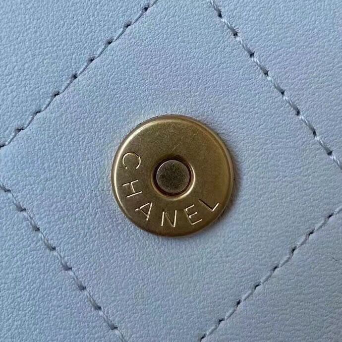 シャネル CHANEL スモール ホーボーバッグ カーフスキン チェーンバッグ ベージュ AS2542 B05539 10601 - 商品画像 5