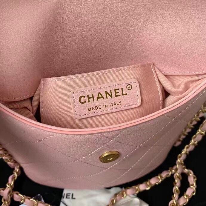 シャネル CHANEL スモール ホーボーバッグ カーフスキン チェーンバッグ ベージュ AS2542 B05539 90312 - 商品画像 3