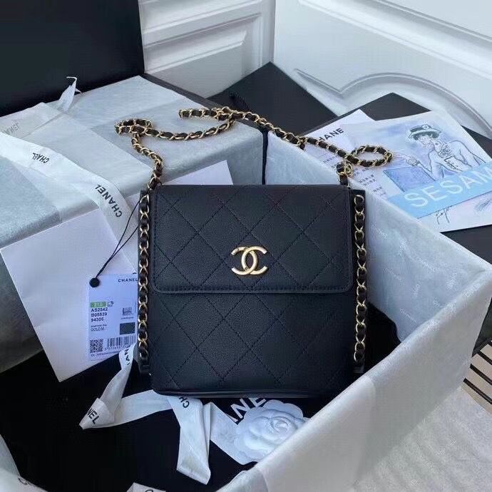 シャネル CHANEL スモール ホーボーバッグ カーフスキン チェーンバッグ ベージュ AS2542 B05539 94305 - 商品画像 7