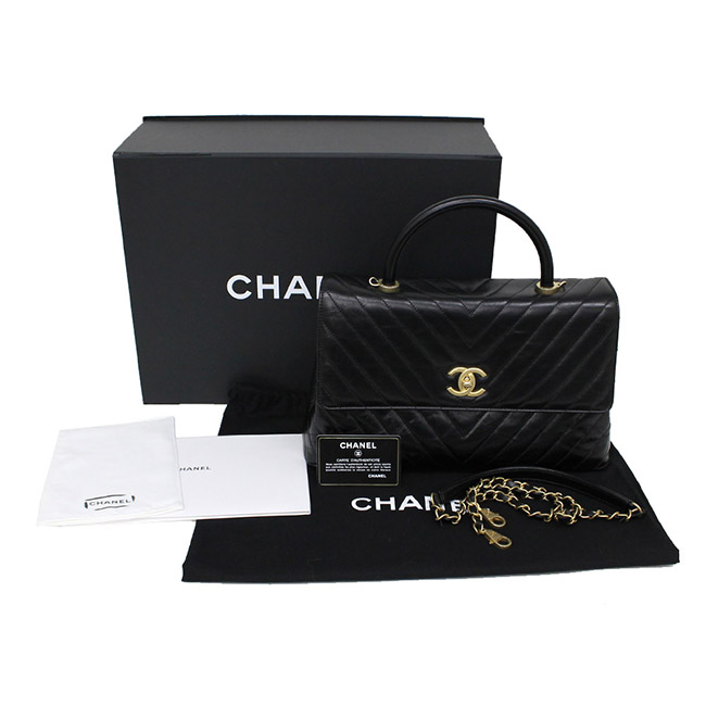シャネル CHANEL パールバングルクラッチ バッグ GLD ブラック AS2609 B05967 94305 - 商品画像 4