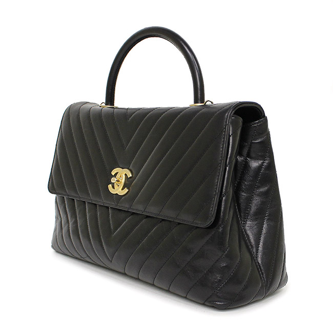 シャネル CHANEL パールバングルクラッチ バッグ GLD ブラック AS2609 B05967 94305 - 商品画像 5