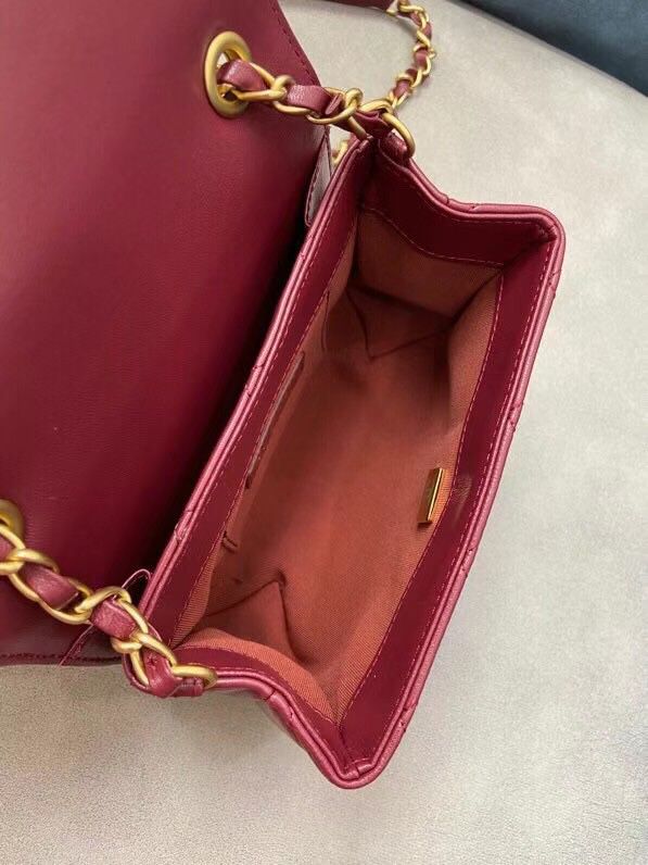 CHANELコピー ミニフラップバッグ レジン マトラッセ グリーン AS2633 B05977 N9020 - 商品画像 3