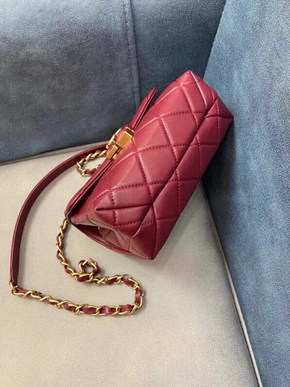 CHANELコピー ミニフラップバッグ レジン マトラッセ グリーン AS2633 B05977 N9020 - 商品画像 9