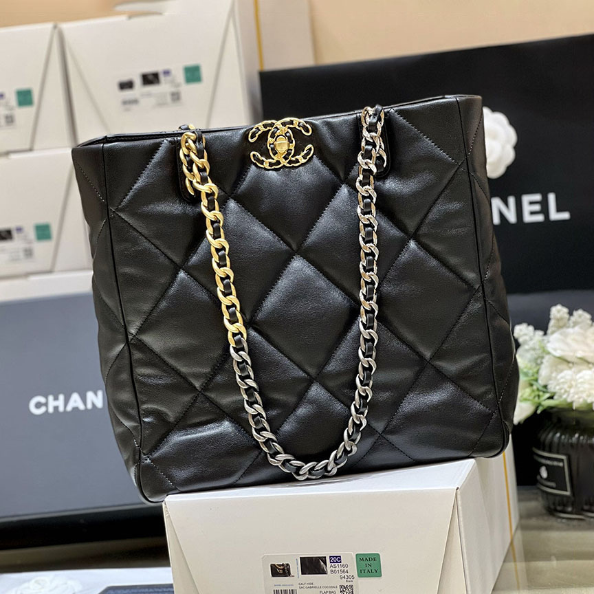 シャネル スーパーコピー chanel 19 トートバッグ ブラック AS3519 - 商品画像 8