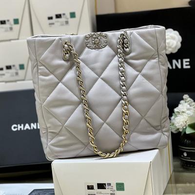 シャネル スーパーコピー chanel 19 トートバッグ グレー AS3519