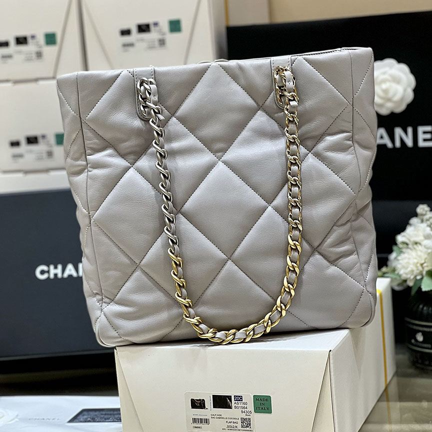 シャネル スーパーコピー chanel 19 トートバッグ グレー AS3519 - 商品画像 1