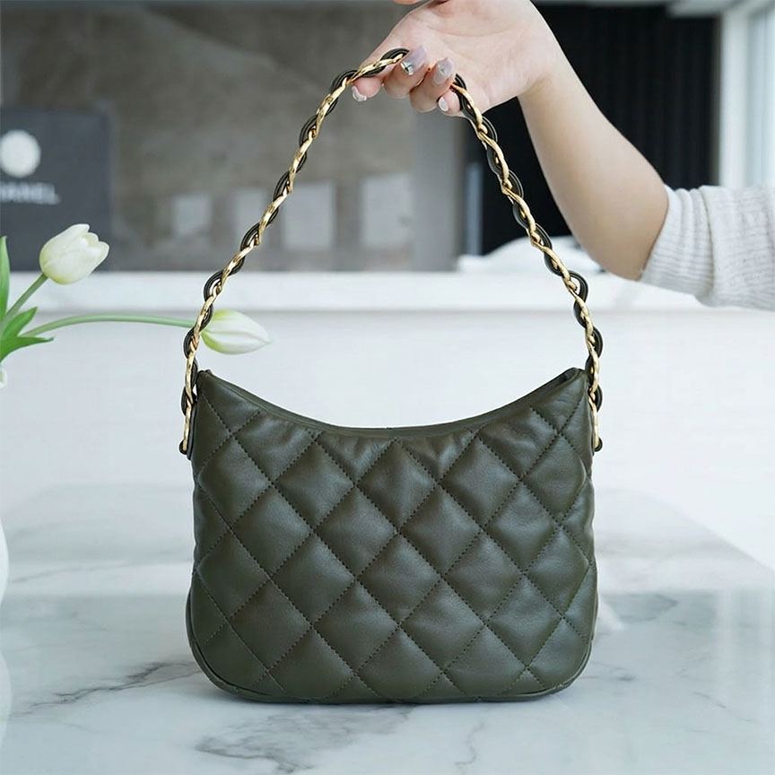 シャネル スーパーコピー HOBO ショルダーバッグ AS3562 グリーン - 商品画像 1