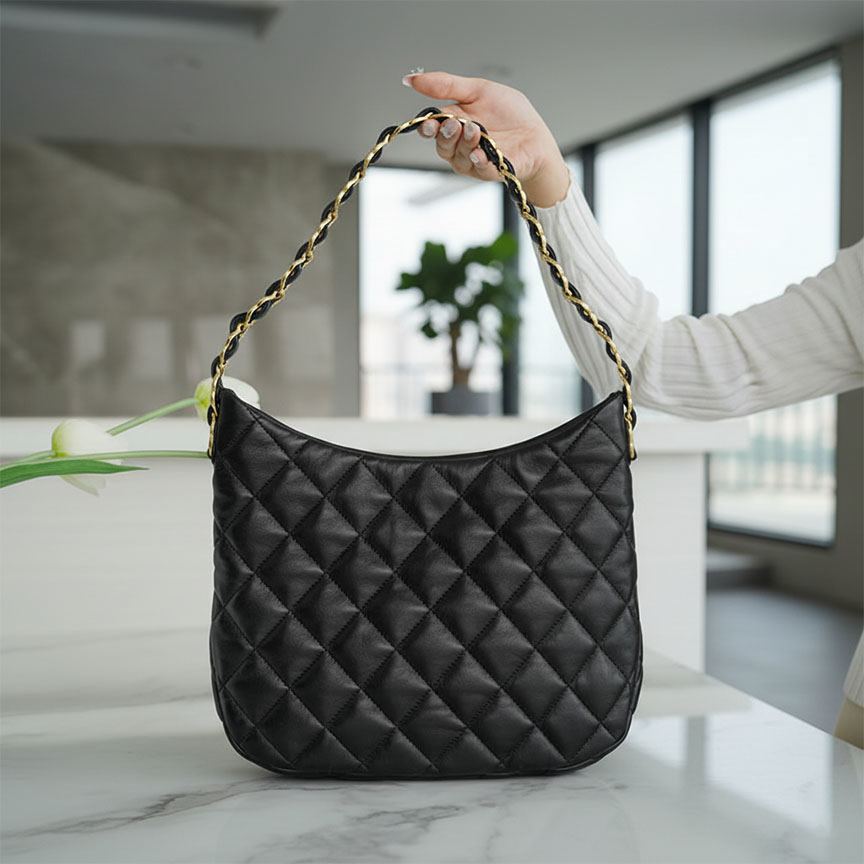 シャネル スーパーコピー HOBO ショルダーバッグ AS3631 ブラック - 商品画像 4