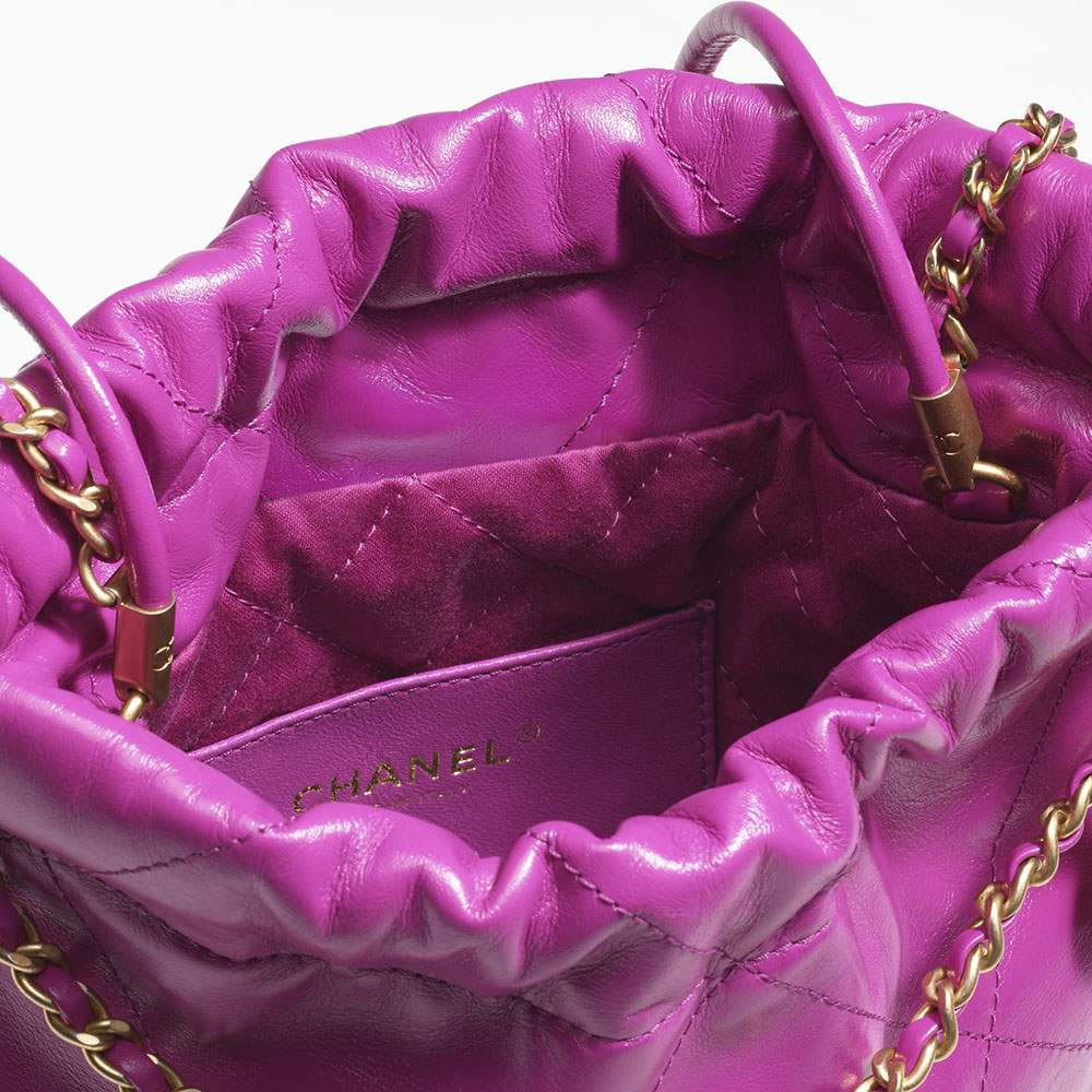 シャネル スーパーコピー CHANEL 22 ミニ ハンドバッグ パープル AS3980 B08037 NQ338 - 商品画像 6