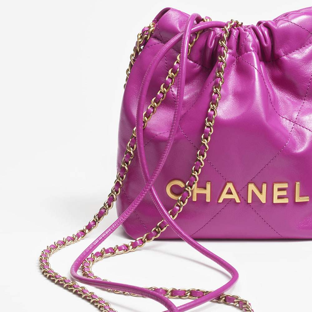 シャネル スーパーコピー CHANEL 22 ミニ ハンドバッグ パープル AS3980 B08037 NQ338 - 商品画像 1