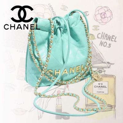 シャネル スーパーコピー CHANEL 22 ミニ ハンドバッグ ターコイズ AS3980 B08037 NS837 - 商品画像 2