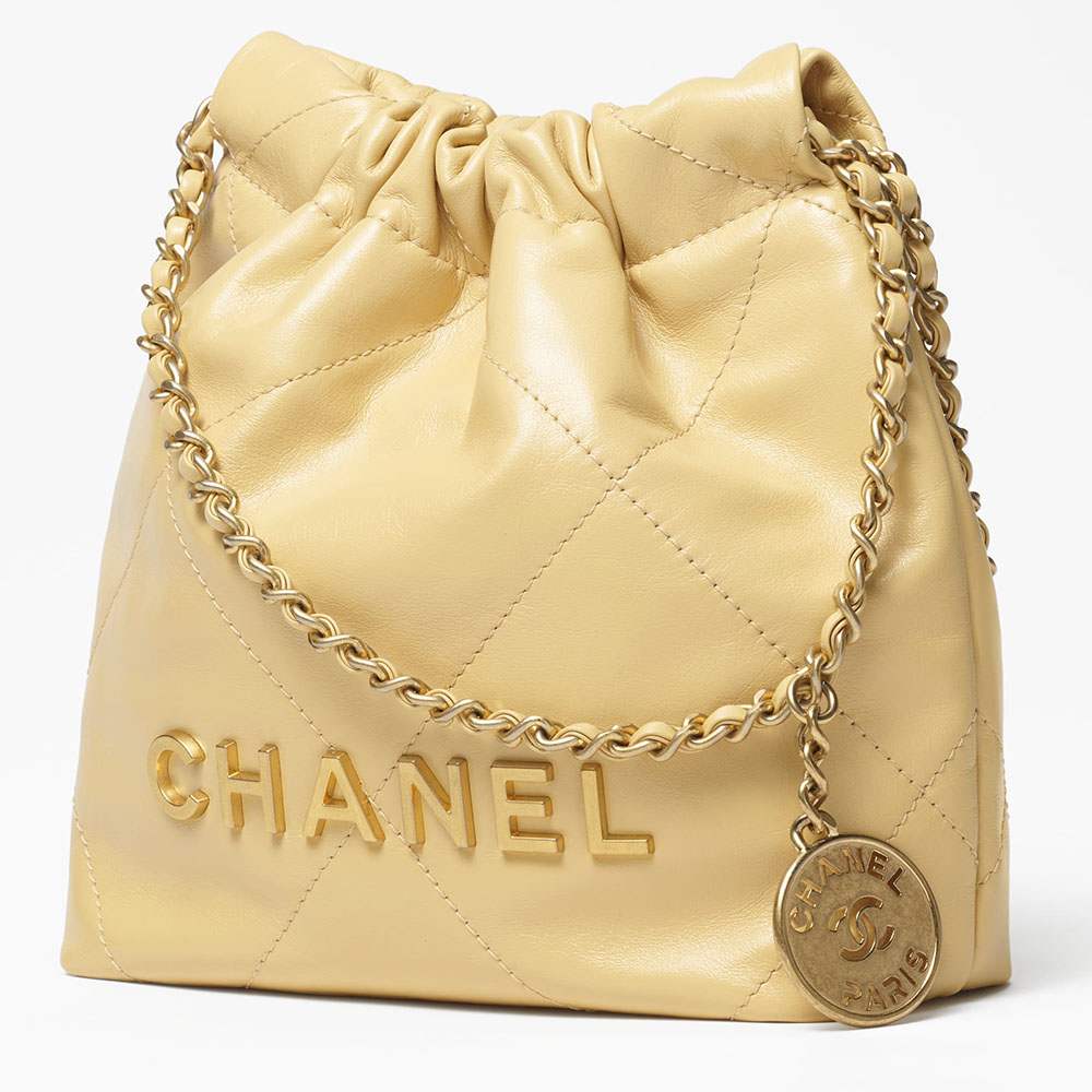 シャネル スーパーコピー CHANEL 22 ミニ ハンドバッグ イエロー AS3980 B08037 NQ387 - 商品画像 6