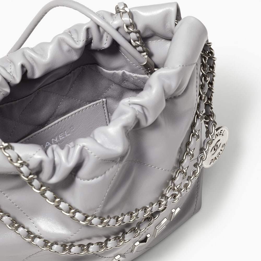 シャネル スーパーコピー CHANEL 22 ミニ ハンドバッグ グレー AS3980 B08872 NQ335 - 商品画像 6