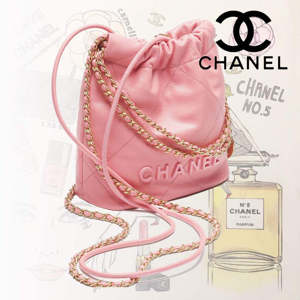 シャネル スーパーコピー CHANEL 22 ミニ ハンドバッグ コーラルピンク AS3980 B14407 NR646 - 商品画像 8