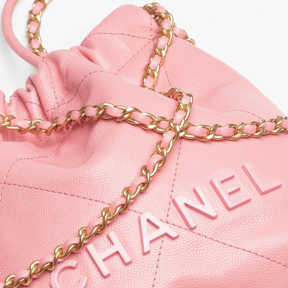 シャネル スーパーコピー CHANEL 22 ミニ ハンドバッグ コーラルピンク AS3980 B14407 NR646 - 商品画像 1