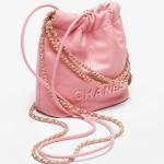 シャネル スーパーコピー CHANEL 22 ミニ ハンドバッグ コーラルピンク AS3980 B14407 NR646 - 商品画像 3