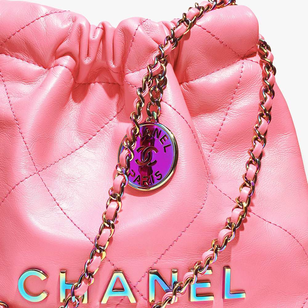 シャネル スーパーコピー CHANEL 22 ミニ ハンドバッグ コーラルピンク AS3980 B15000 NS836 - 商品画像 1