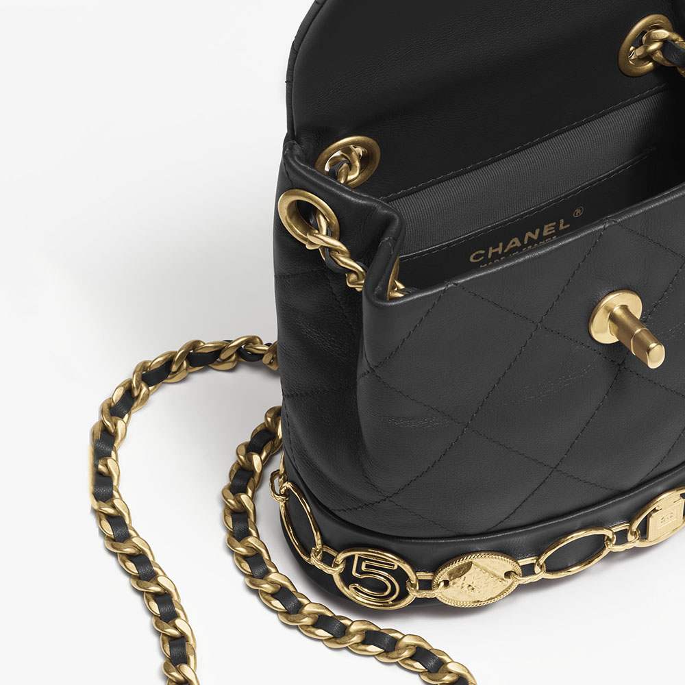 シャネル スーパーコピー スモール バックパック ブラック AS4275 B13658 94305 - 商品画像 6