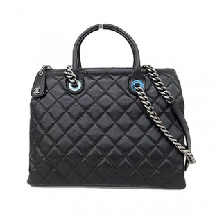 CHANELスーパーコピー シャネル ソフトキャビア 2WAYショルダーバッグ キャビアスキン ブラック CH63693