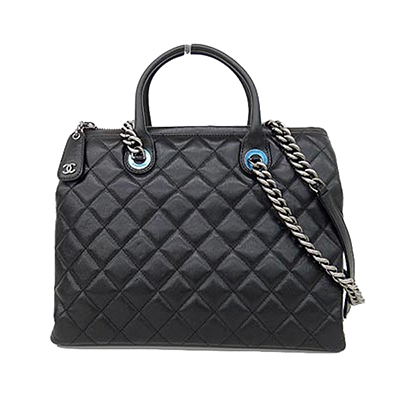 CHANELスーパーコピー シャネル ソフトキャビア 2WAYショルダーバッグ キャビアスキン ブラック CH63693 - 商品画像 5
