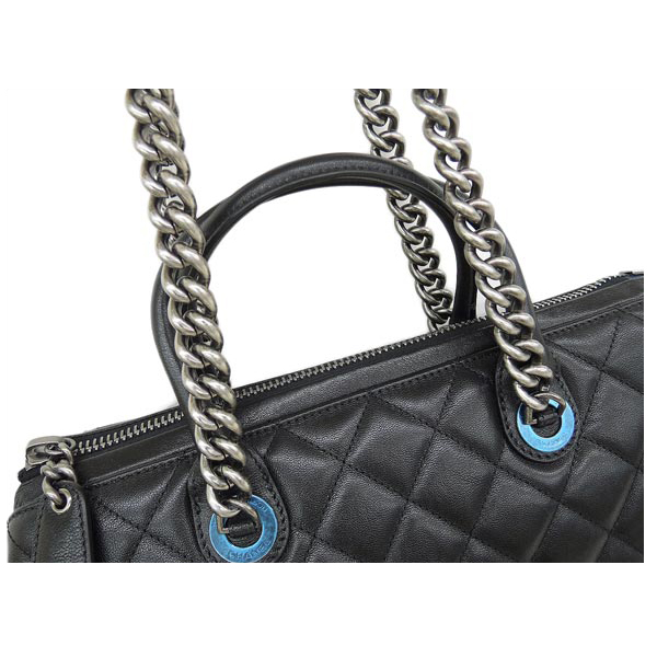 CHANELスーパーコピー シャネル ソフトキャビア 2WAYショルダーバッグ キャビアスキン ブラック CH63693 - 商品画像 6