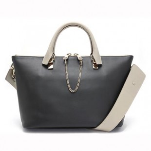 クロエスーパーコピー CHLOE ハンドバッグ/ショルダーバッグ ベイリー ブラック&グレー 3S0169 882 09V レディース