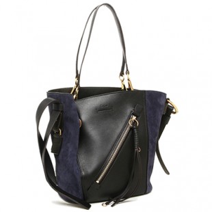 CHLOEコピー バッグ クロエ 3S1282 HEU 001 MYER SMALL DOUBLE CARRY BAG トートバッグ BLACK