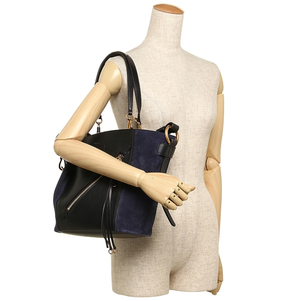 CHLOEコピー バッグ クロエ 3S1282 HEU 001 MYER SMALL DOUBLE CARRY BAG トートバッグ BLACK - 商品画像 8