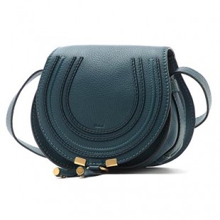 クロエコピー Chloe ショルダーバッグ MARCIE/マーシー LEATHER STEEL BLUE ブルー系 3p0580 161 bf4 レディース