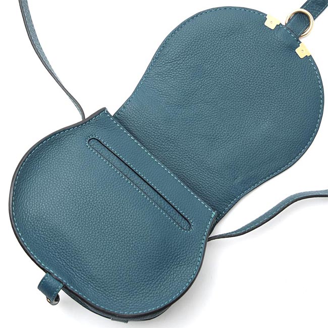 クロエコピー Chloe ショルダーバッグ MARCIE/マーシー LEATHER STEEL BLUE ブルー系 3p0580 161 bf4 レディース - 商品画像 1