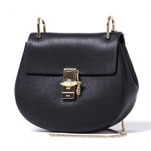 クロエスーパーコピー Chloe ショルダーバッグ DREW ドリュー LEATHER BLACK ブラック系 3s1031 944 001 レディース