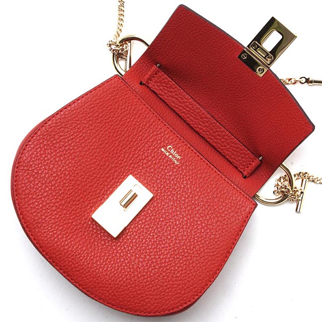 クロエコピー Chloe ショルダーバッグ DREW ドリュー LEATHER ROYAL NAVY ブルー系 3s1032 944 706 レディース - 商品画像 1